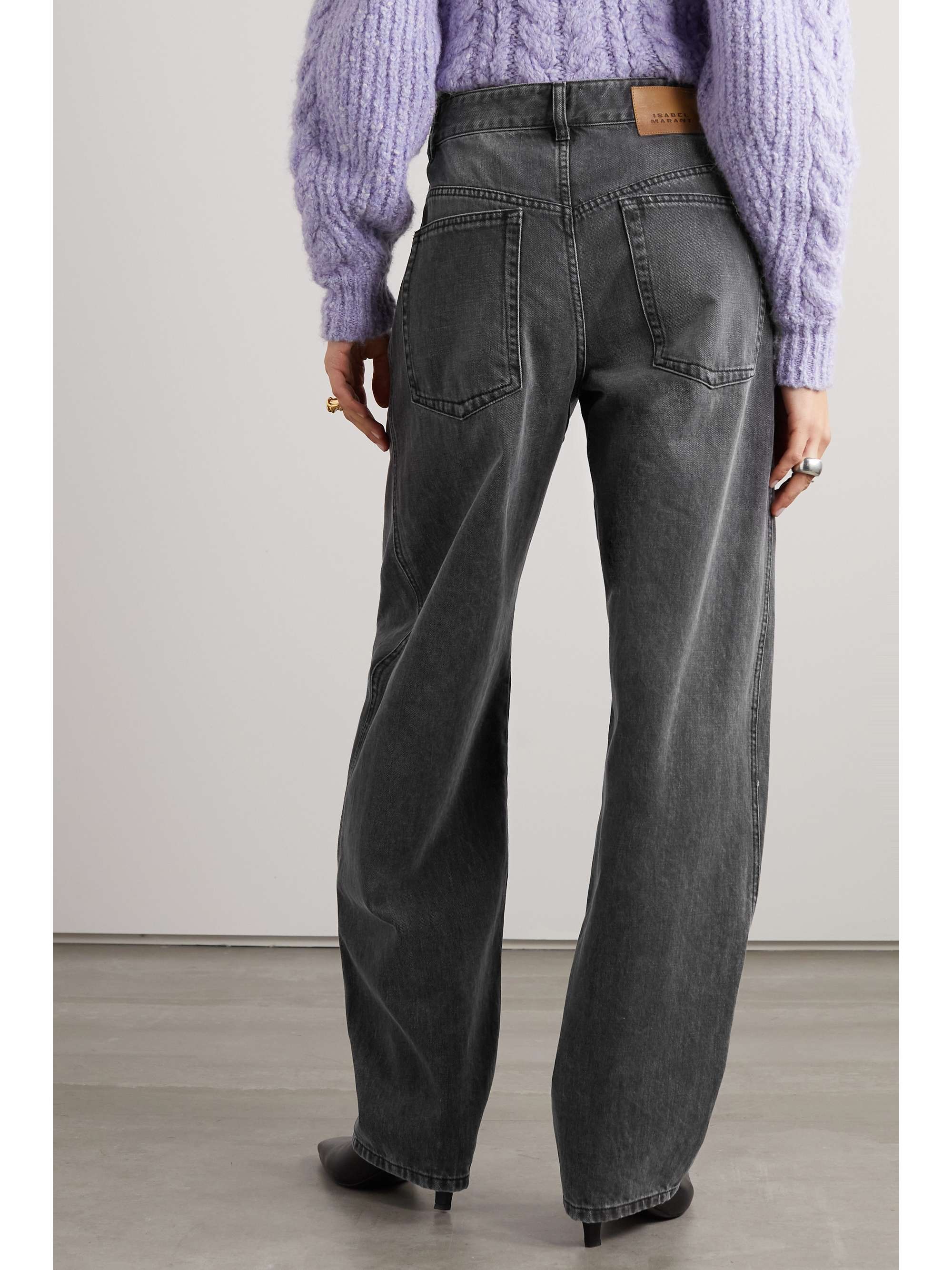 ISABEL MARANT Vetan high-rise tapered jeans