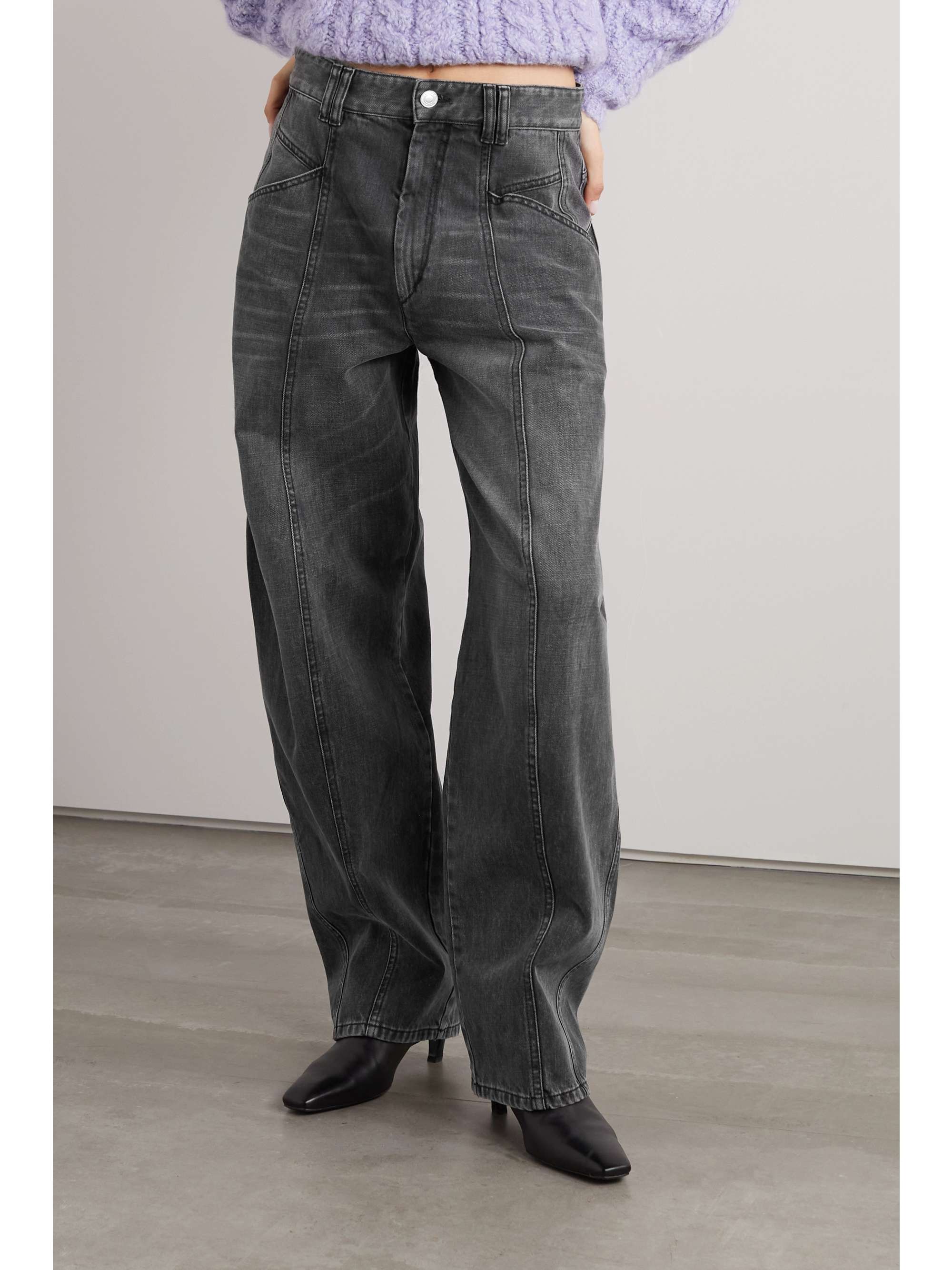 ISABEL MARANT Vetan high-rise tapered jeans