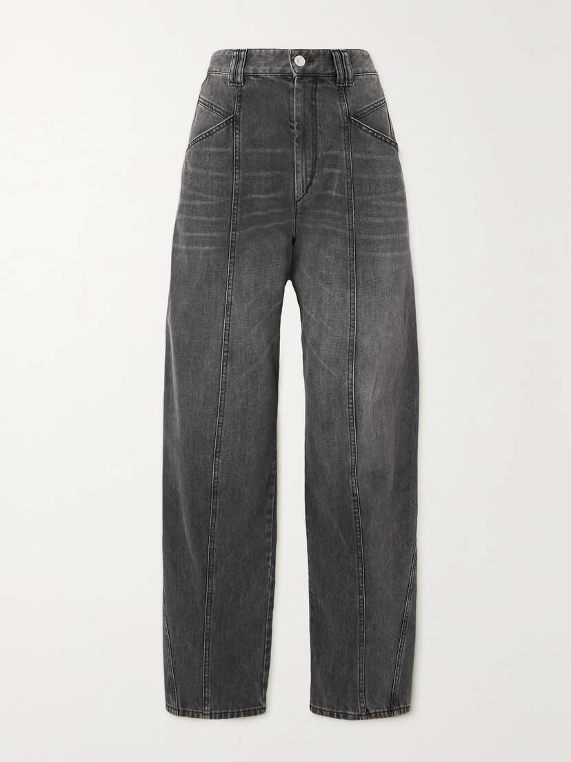 Isabel Marant Vetan High-rise Tapered Jeans