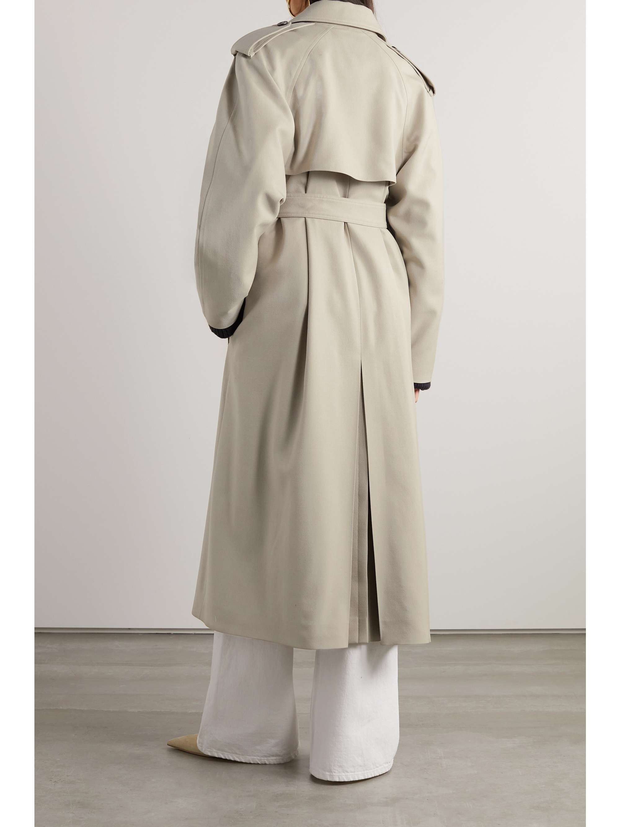 ISABEL MARANT Jepson belted double-breasted wool trench coat