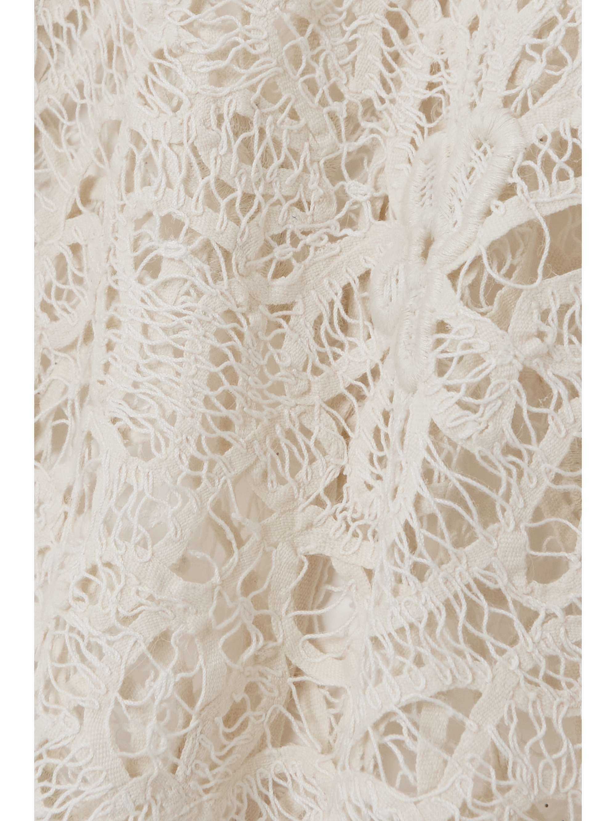 ISABEL MARANT Neline cotton guipure lace top