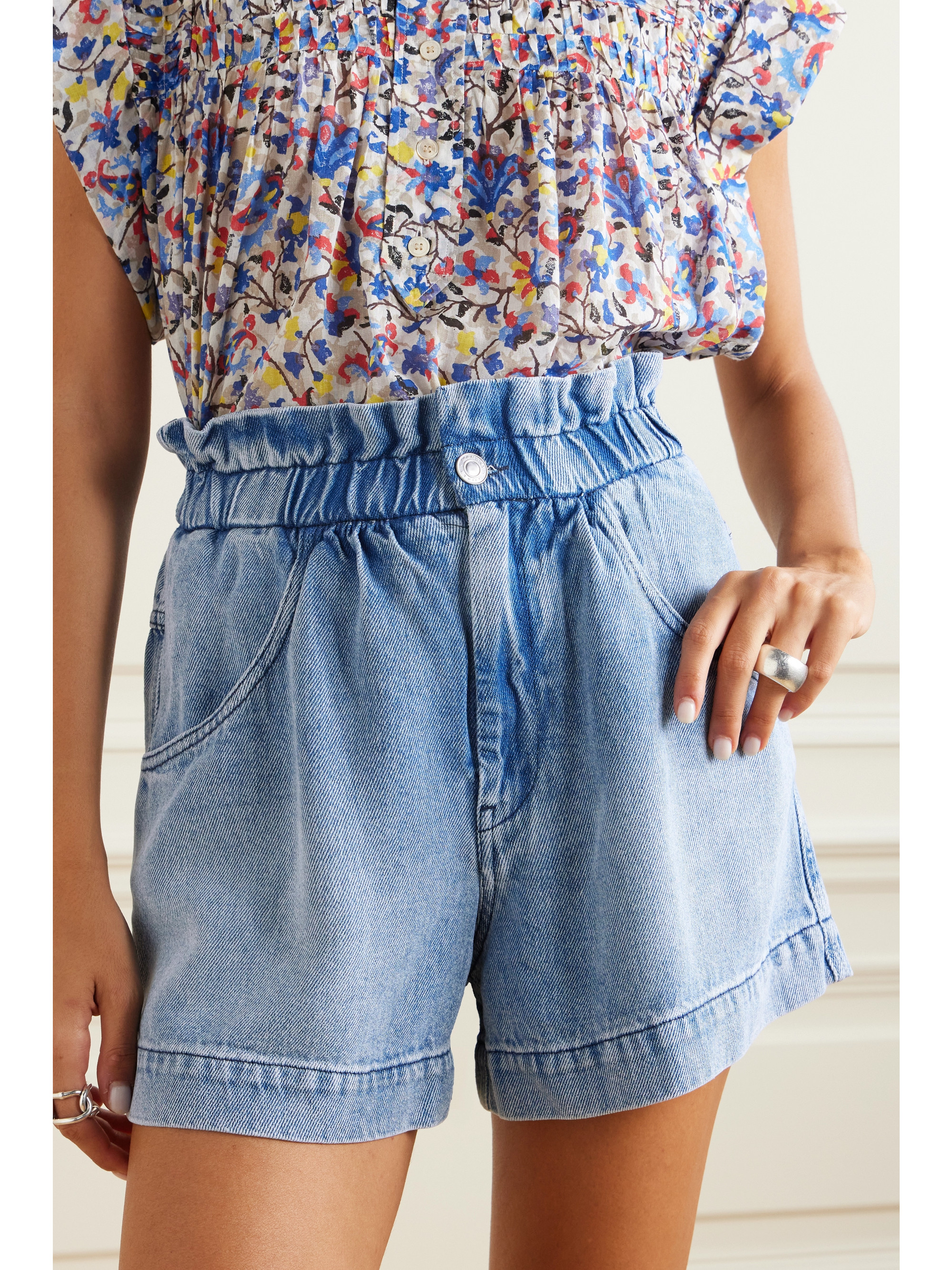 Marant Étoile Titea denim shorts