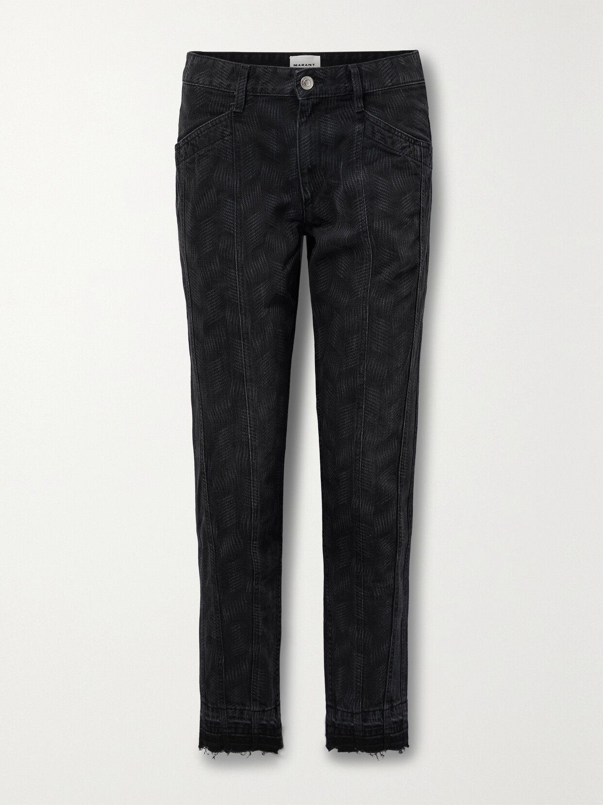 Marant Étoile - Sulanoa Mid-rise Straight-leg Jeans - Black