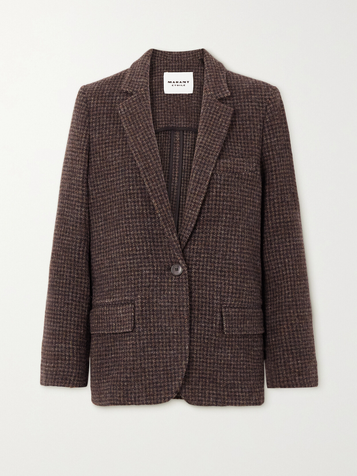 Marant Étoile - Charlyne Checked Wool Blazer - Brown