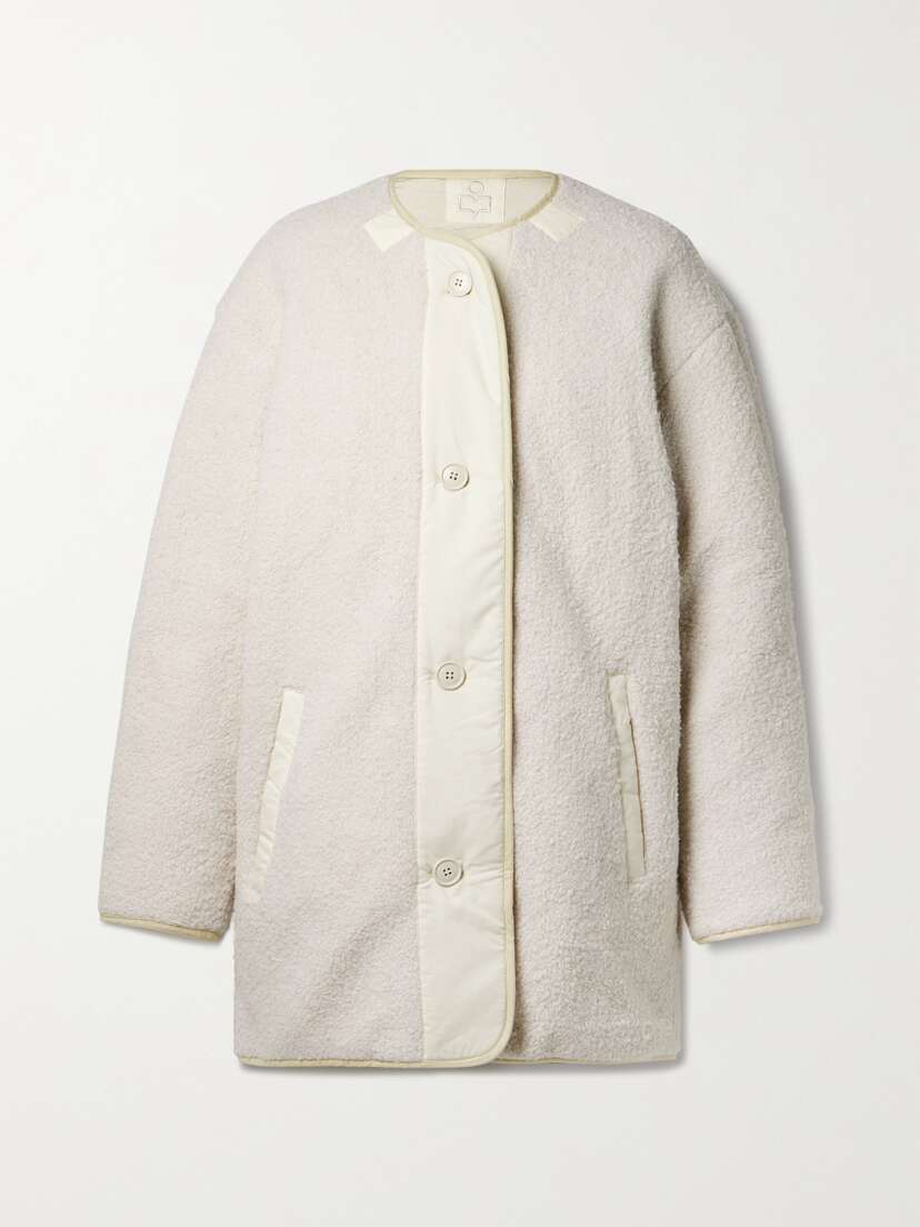 Marant Étoile Himemma Reversible Shell And Cotton-fleece Jacket