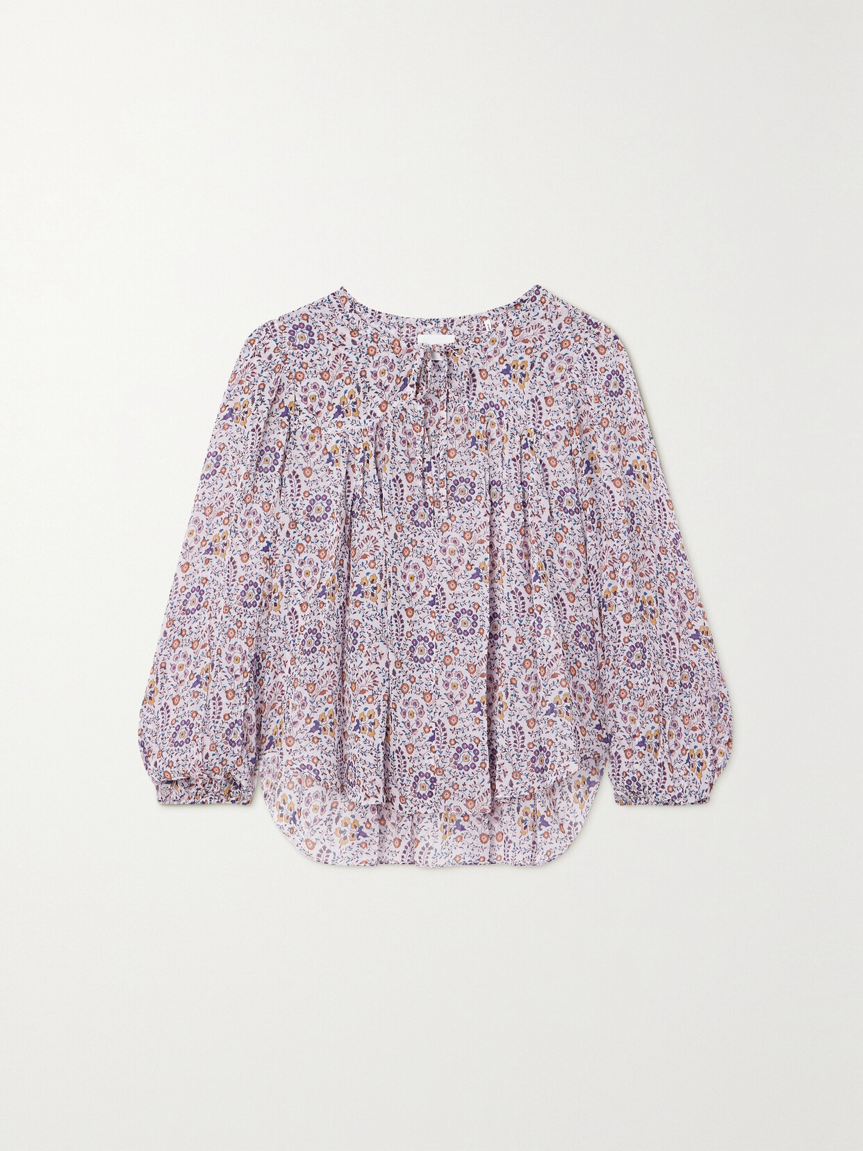 Marant Étoile Daytonea Floral-print Georgette Blouse