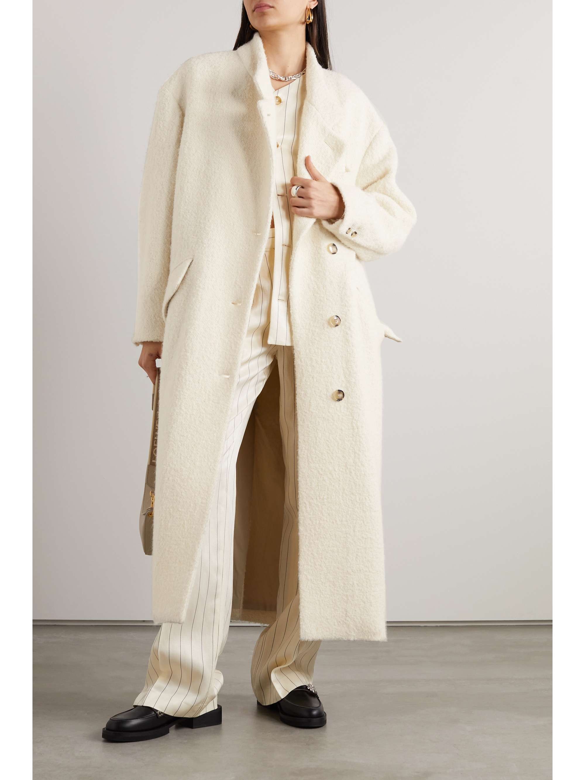 ISABEL MARANT ÉTOILE Sabine fleece coat | NET-A-PORTER