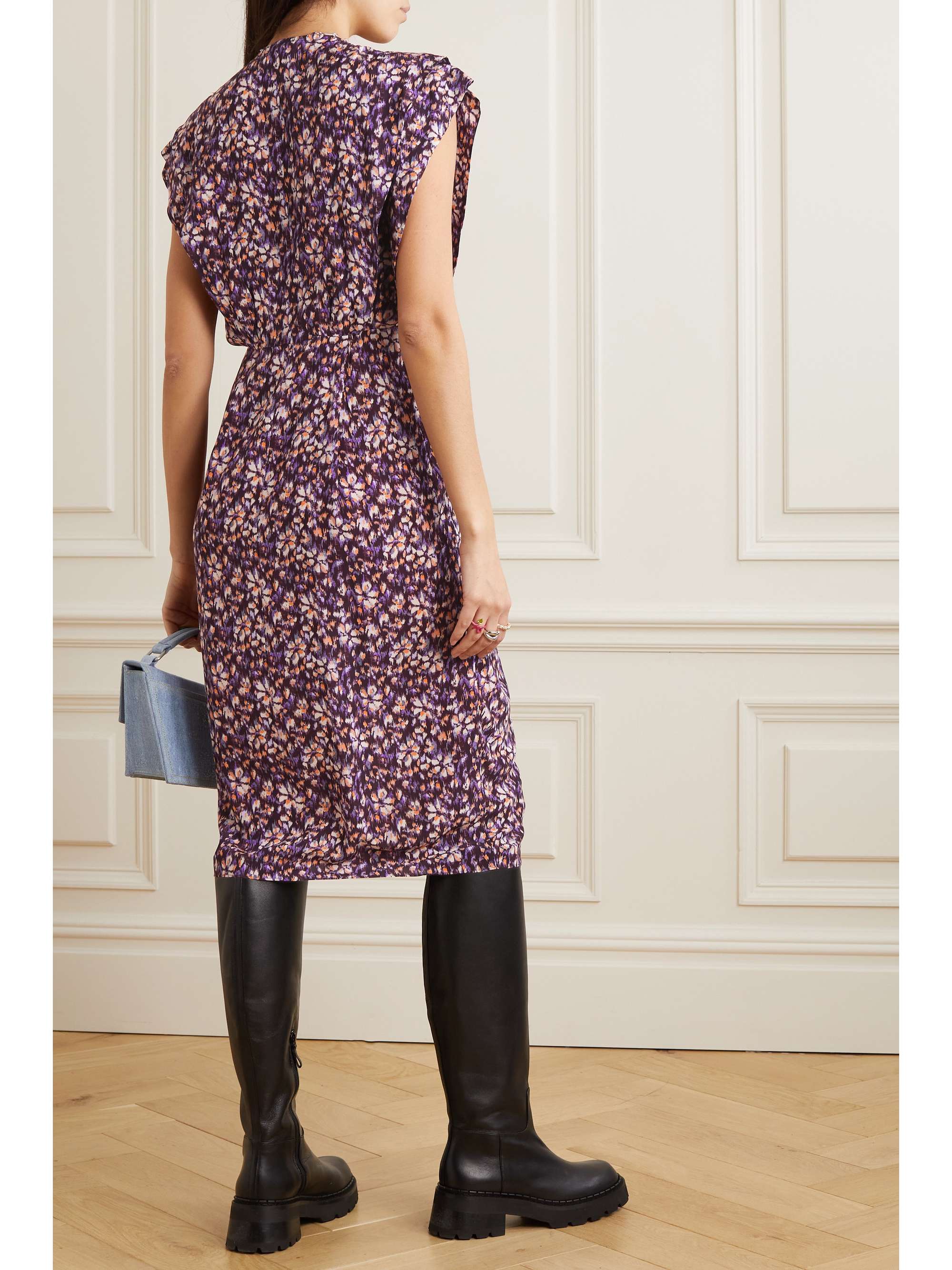 MARANT ÉTOILE Epolia printed crepe dress