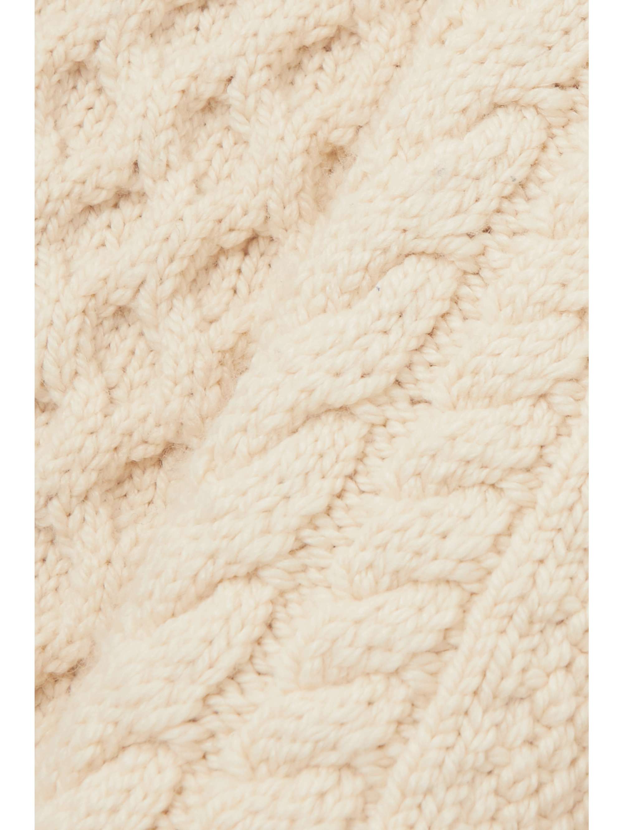 MARANT ÉTOILE Jade cable-knit turtleneck sweater