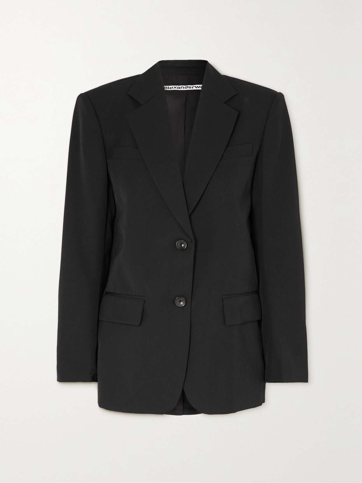 Alexander Wang Oversize Single-breasted Blazer In Black