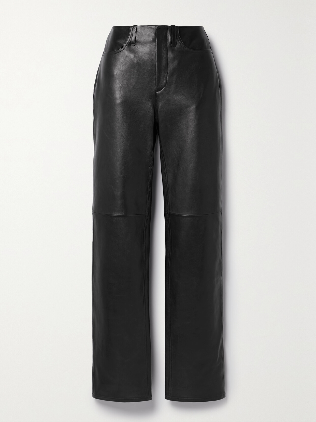 Alexander Wang Leather Straight-leg Pants