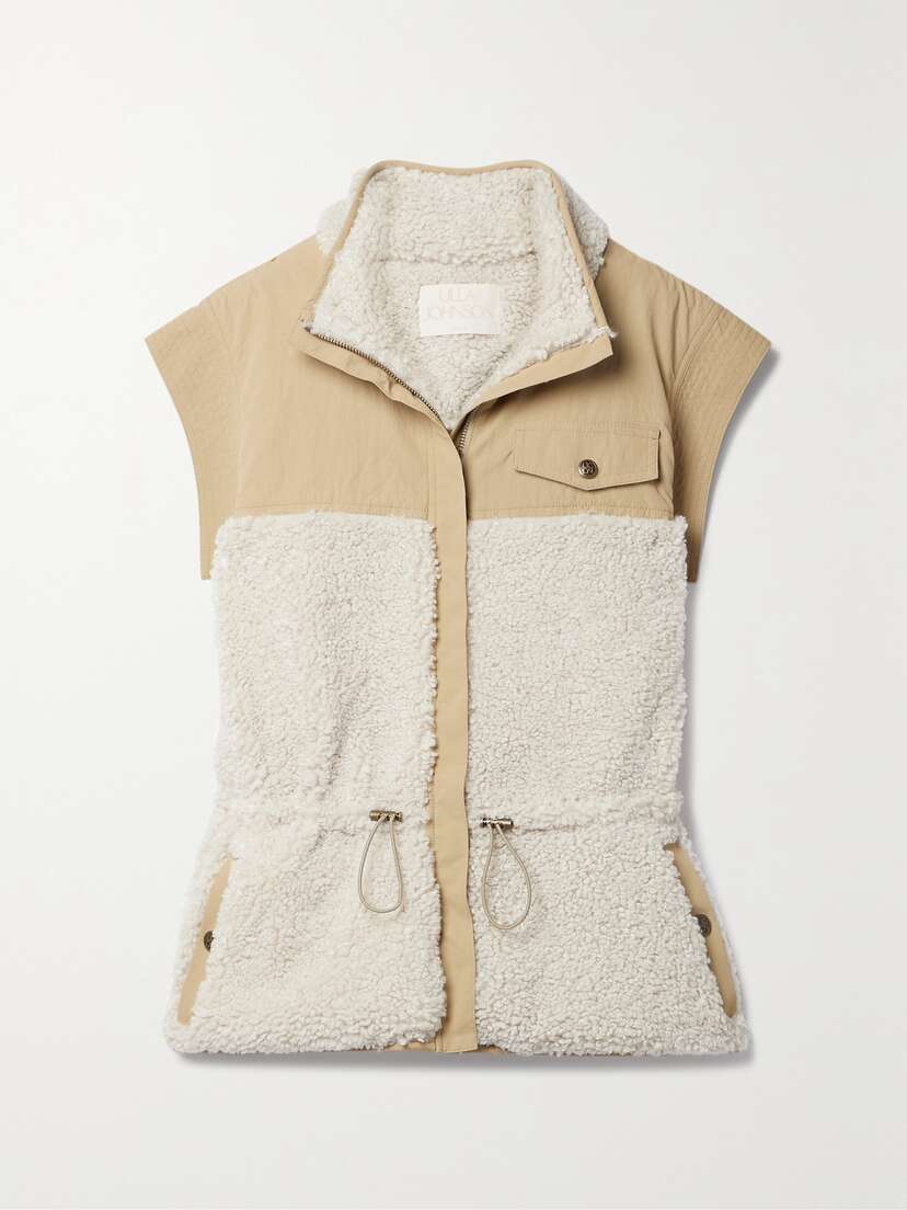 Ulla Johnson Tariet Fleece And Shell Vest - x large