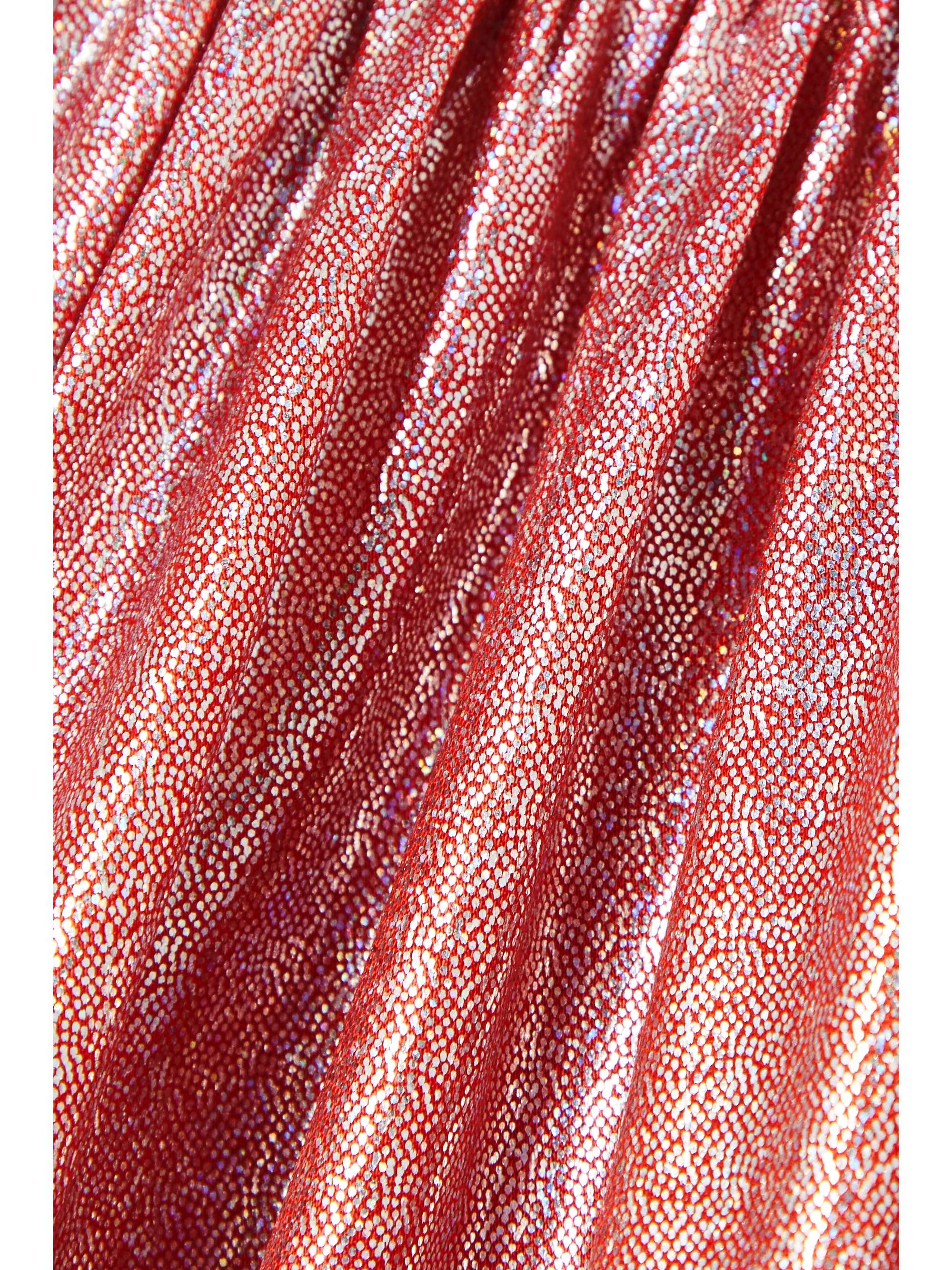 BATSHEVA May ruffled lamé midi dress NETAPORTER