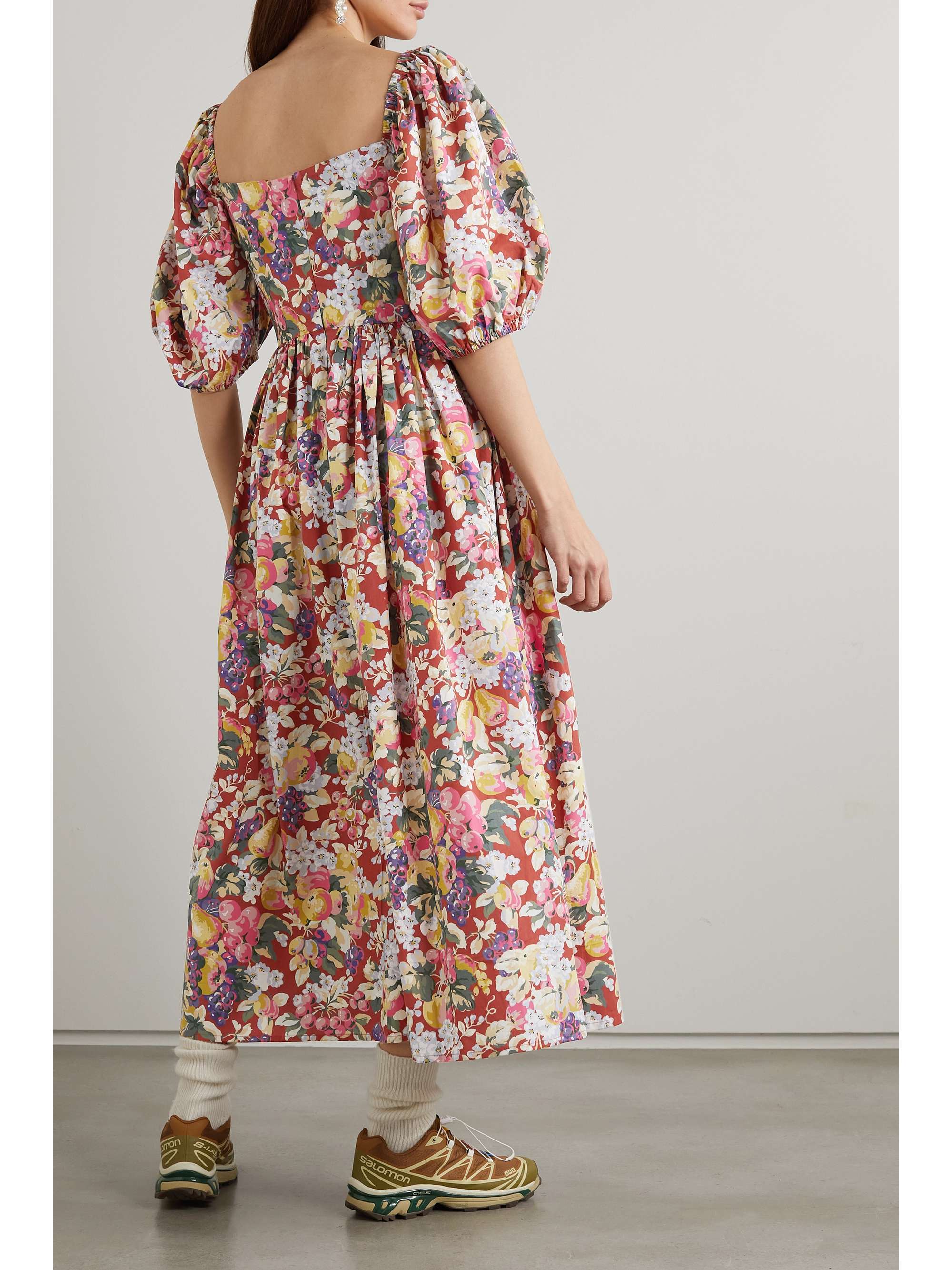Laura Ashley X BATSHEVA Fells Dress In Rubens