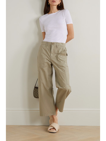 Agolde Abbie ribbed stretch-jersey T-shirt