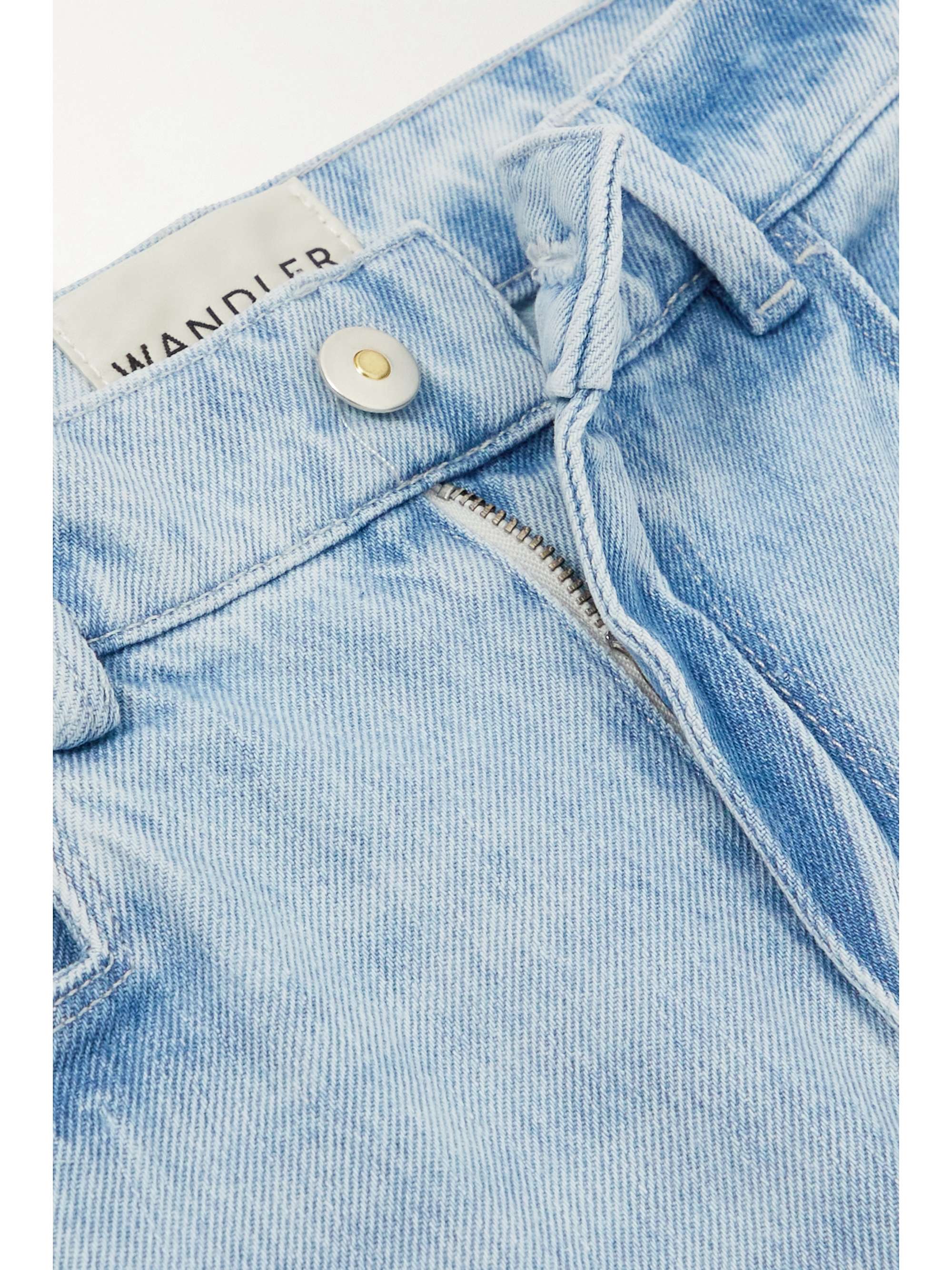 WANDLER Poppy organic high-rise straight-leg jeans