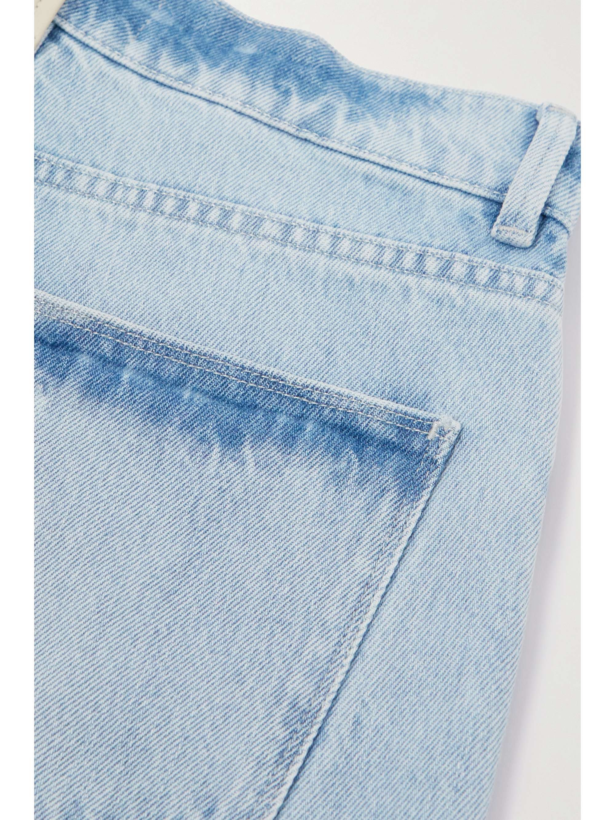 WANDLER Poppy organic high-rise straight-leg jeans