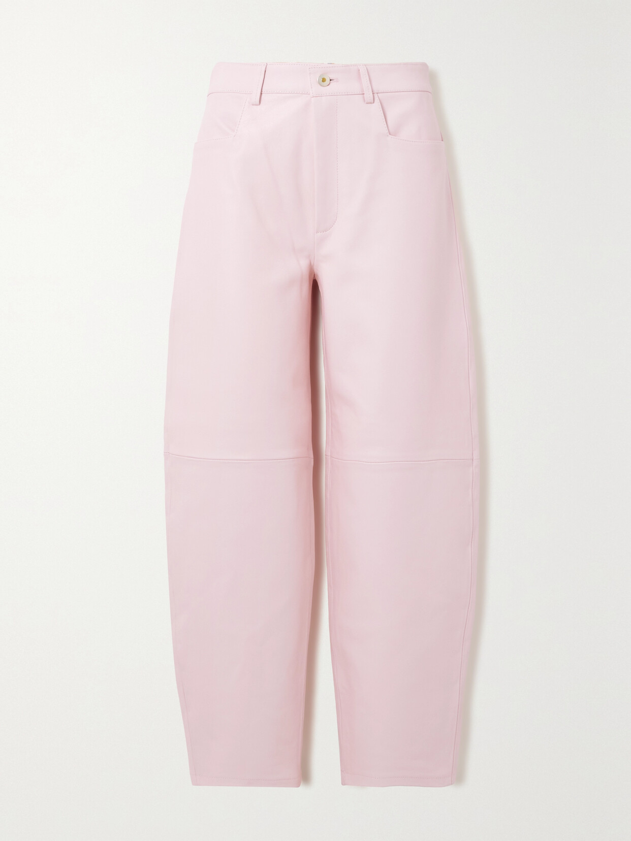 Wandler - Chamomile Leather Tapered Pants - Pink