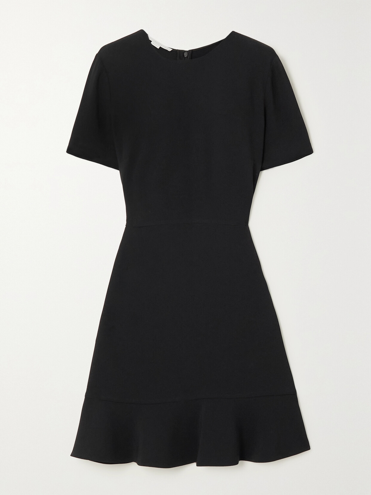 Stella Mccartney + Net Sustain Cady Mini Dress In Black