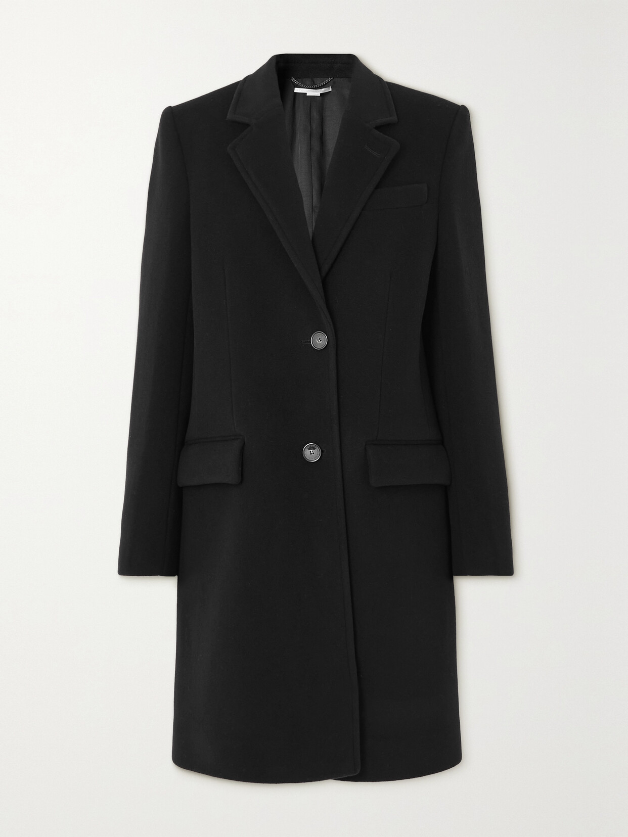 Stella McCartney - + Net Sustain Bryce Wool Coat - Black