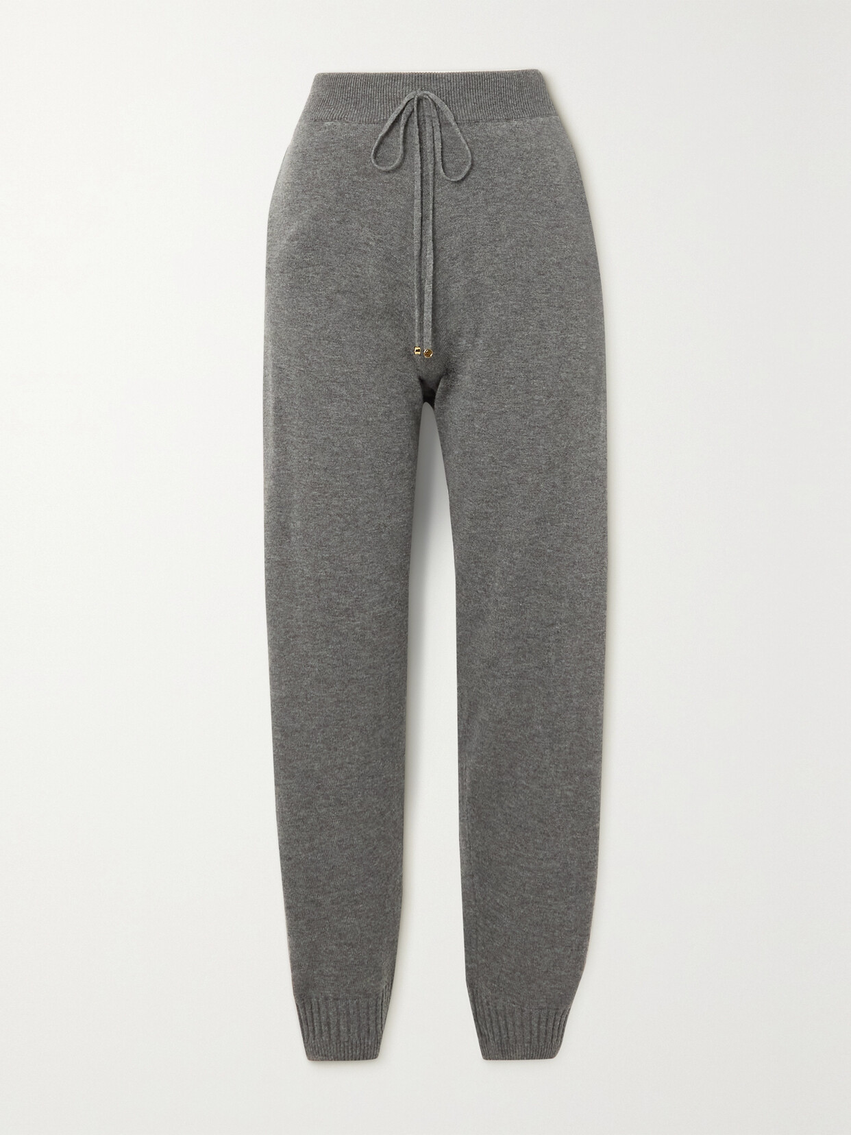 Stella Mccartney + Net Sustain Julia Wool Tapered Track Trousers In Grey