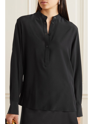Stella McCartney + NET SUSTAIN Eva silk crepe de chine blouse