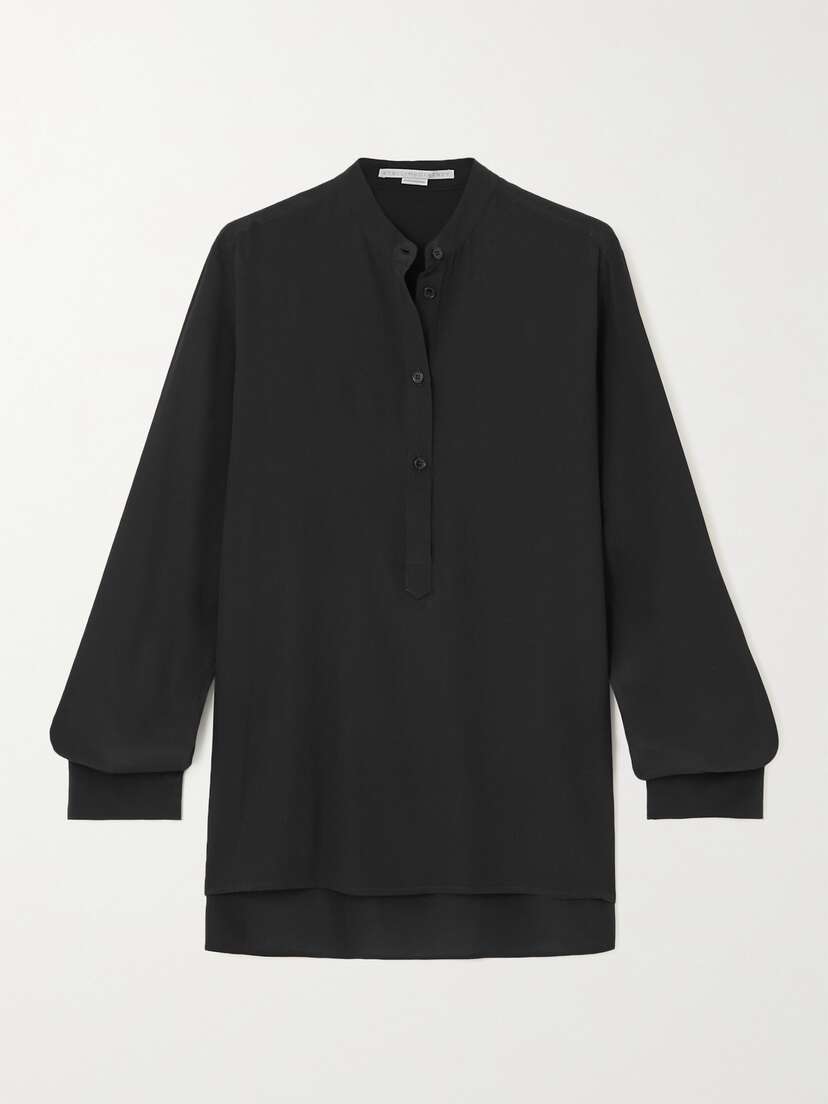 Stella McCartney + Net Sustain Eva Silk Crepe De Chine Blouse