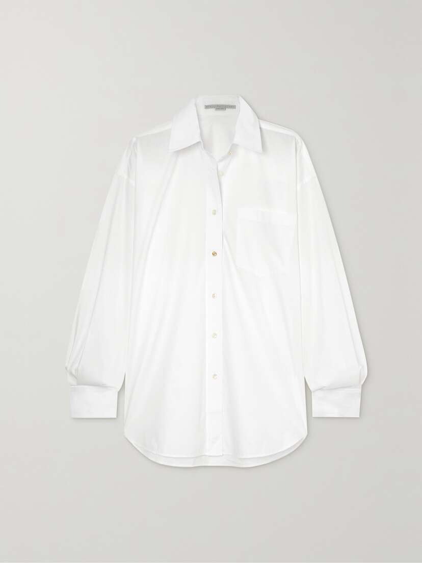 Stella McCartney + Net Sustain Organic Cotton-poplin Shirt