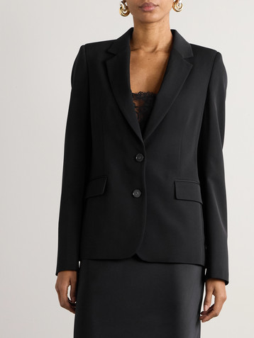 Stella McCartney + NET SUSTAIN wool-blend twill blazer