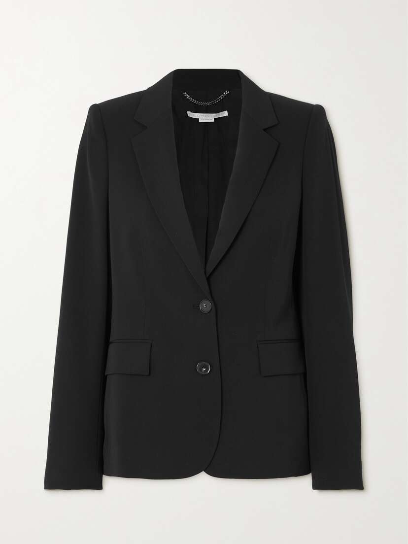Stella McCartney + Net Sustain Wool-blend Twill Blazer