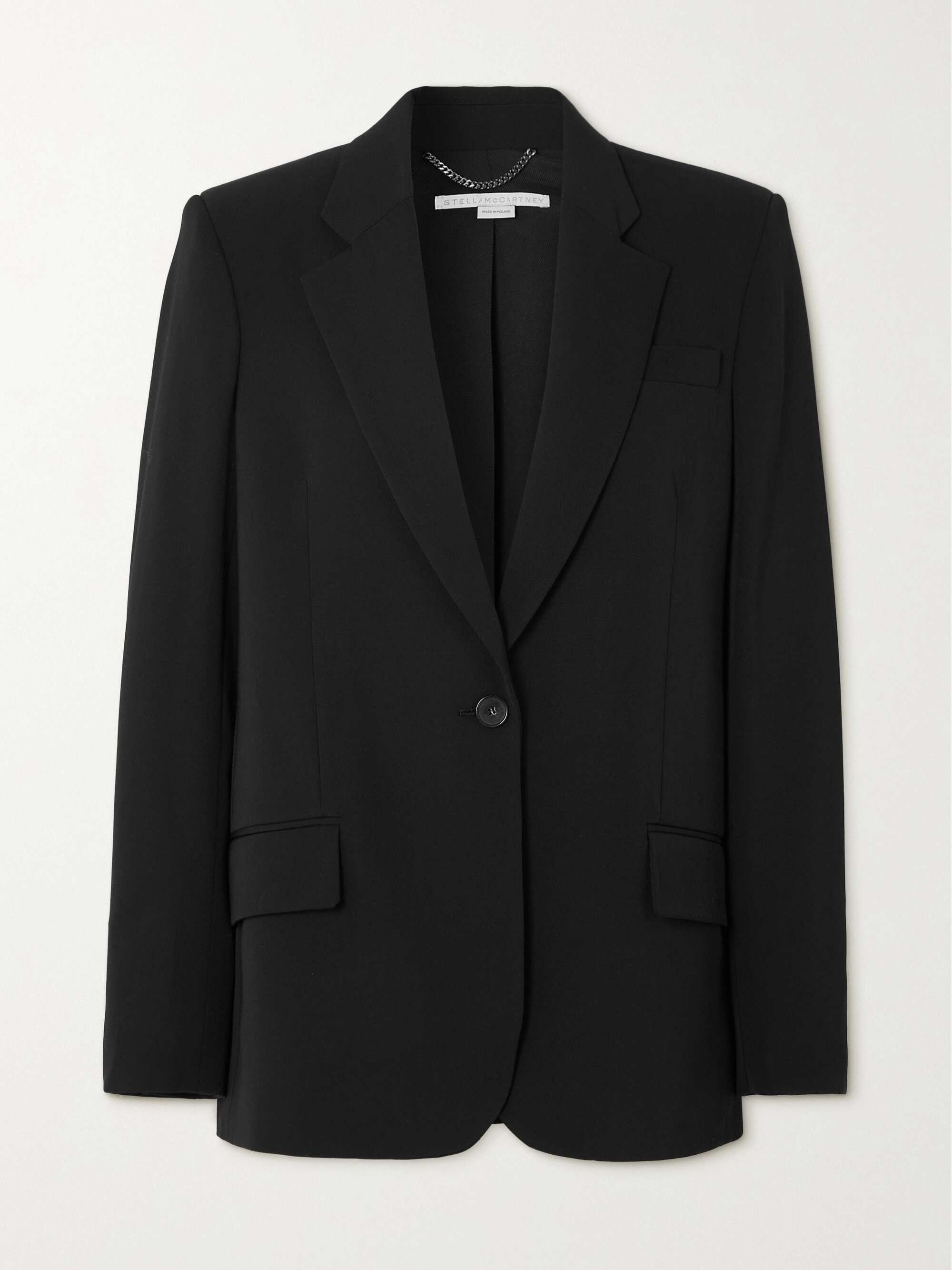 STELLA MCCARTNEY + NET SUSTAIN wool-blend twill blazer | NET-A-PORTER