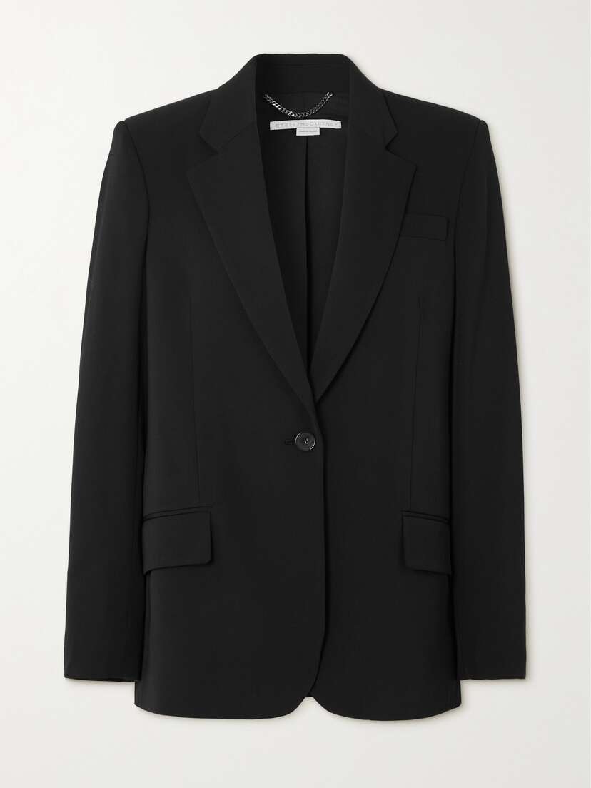 Stella McCartney + Net Sustain Wool-blend Twill Blazer