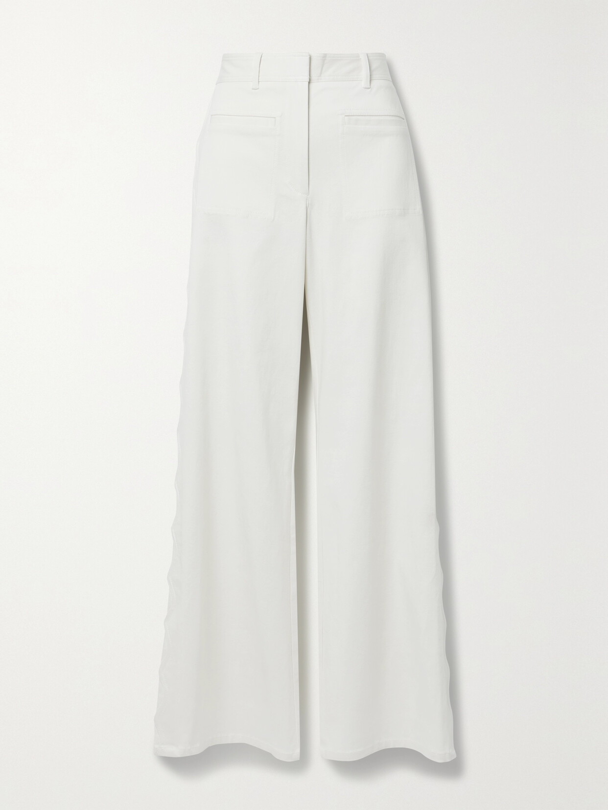 La Ligne - Tencel Lyocell-blend Wide-leg Pants - White