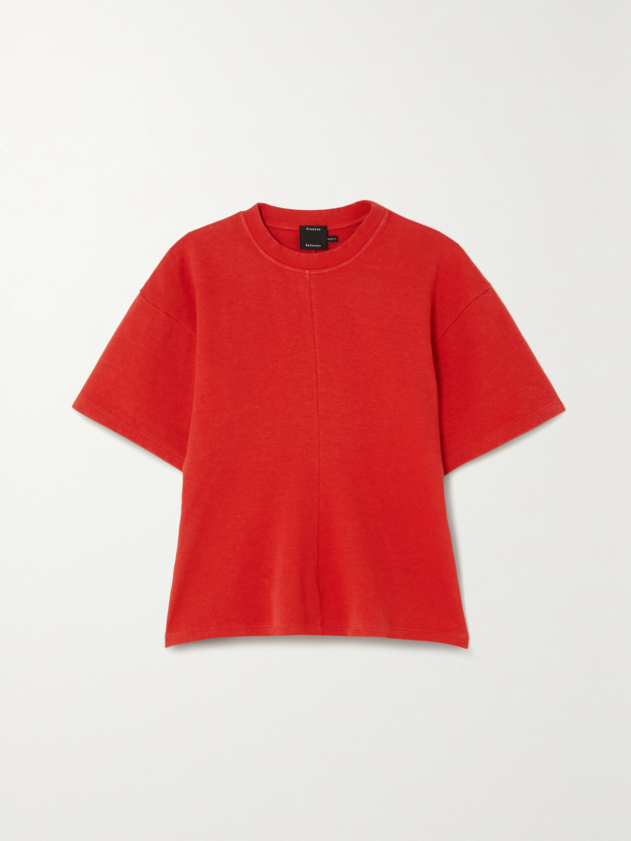 Proenza Schouler - Cotton-blend Jersey T-shirt - Red