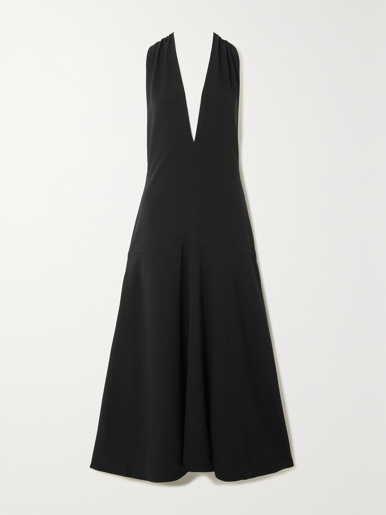 Proenza Schouler - Twist-back Stretch-crepe Maxi Dress - Black