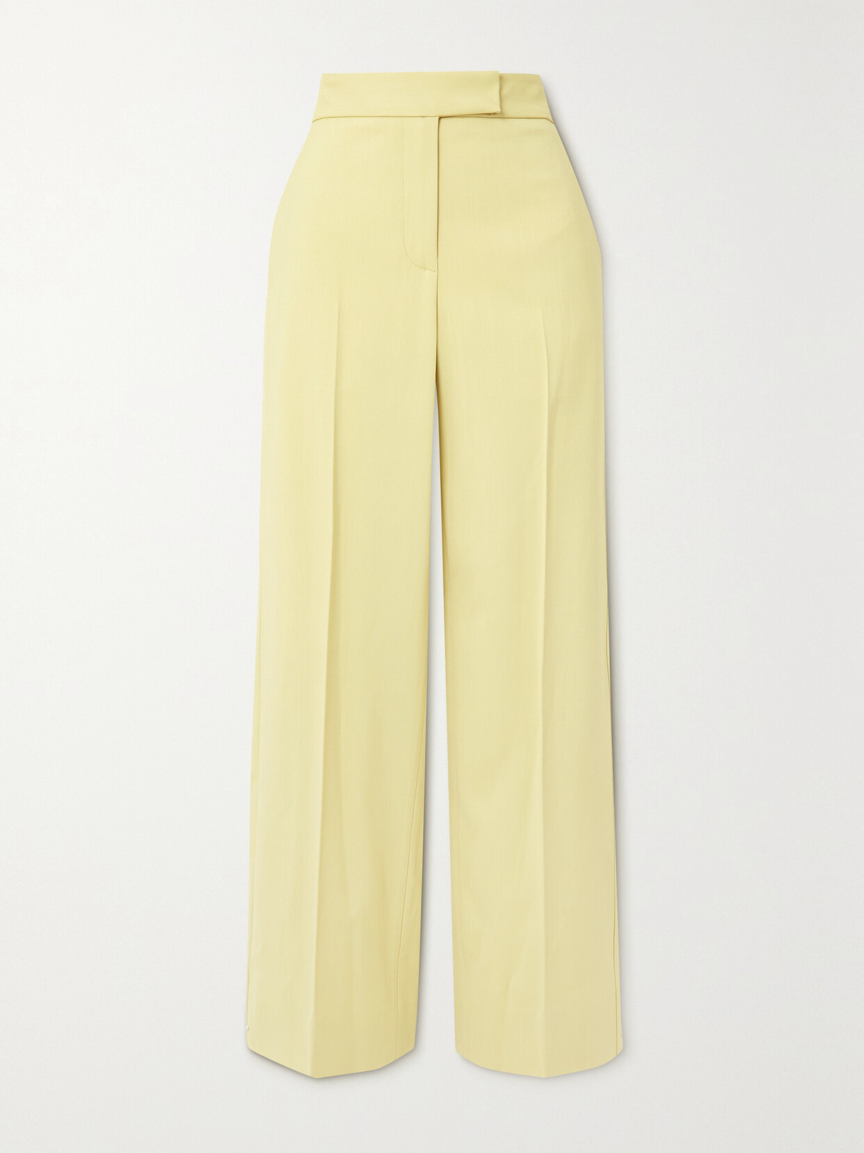 Proenza Schouler Pleated Twill Wide-leg Pants - Cream