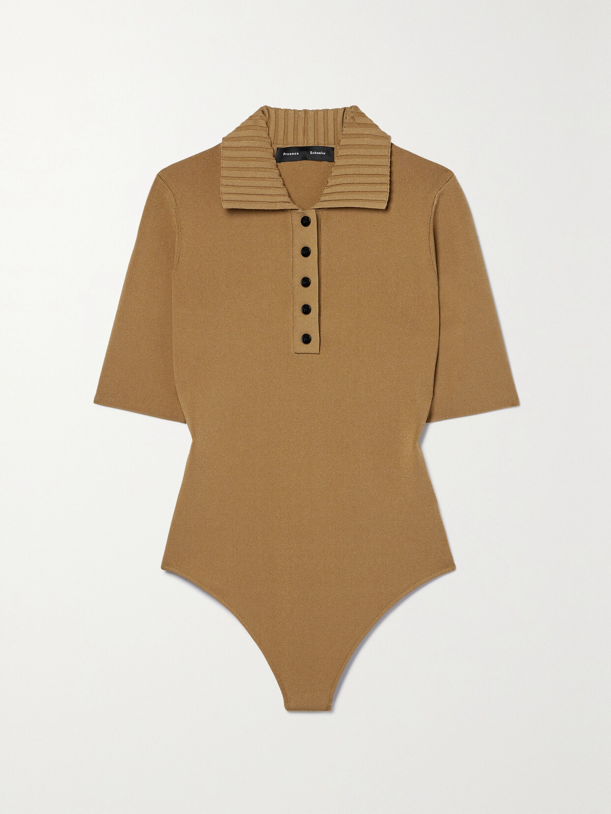 Proenza Schouler - Stretch-knit Bodysuit - Gold