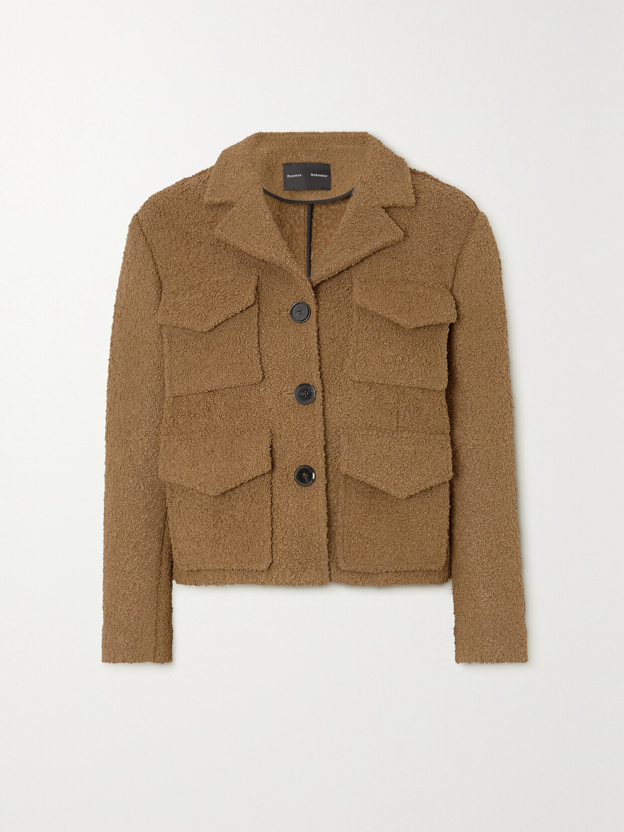 Proenza Schouler Women's Terry Tweed Jacket In Flax | ModeSens