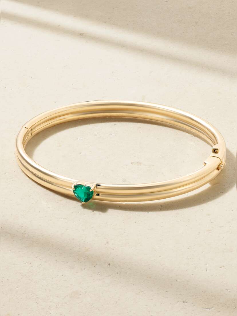 Anita Ko Gia 18-karat Gold Emerald Bracelet