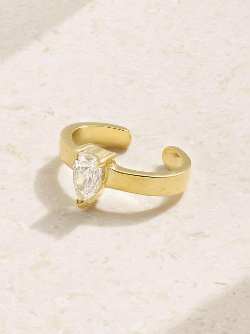 Anita Ko 18-karat Gold Diamond Ear Cuff