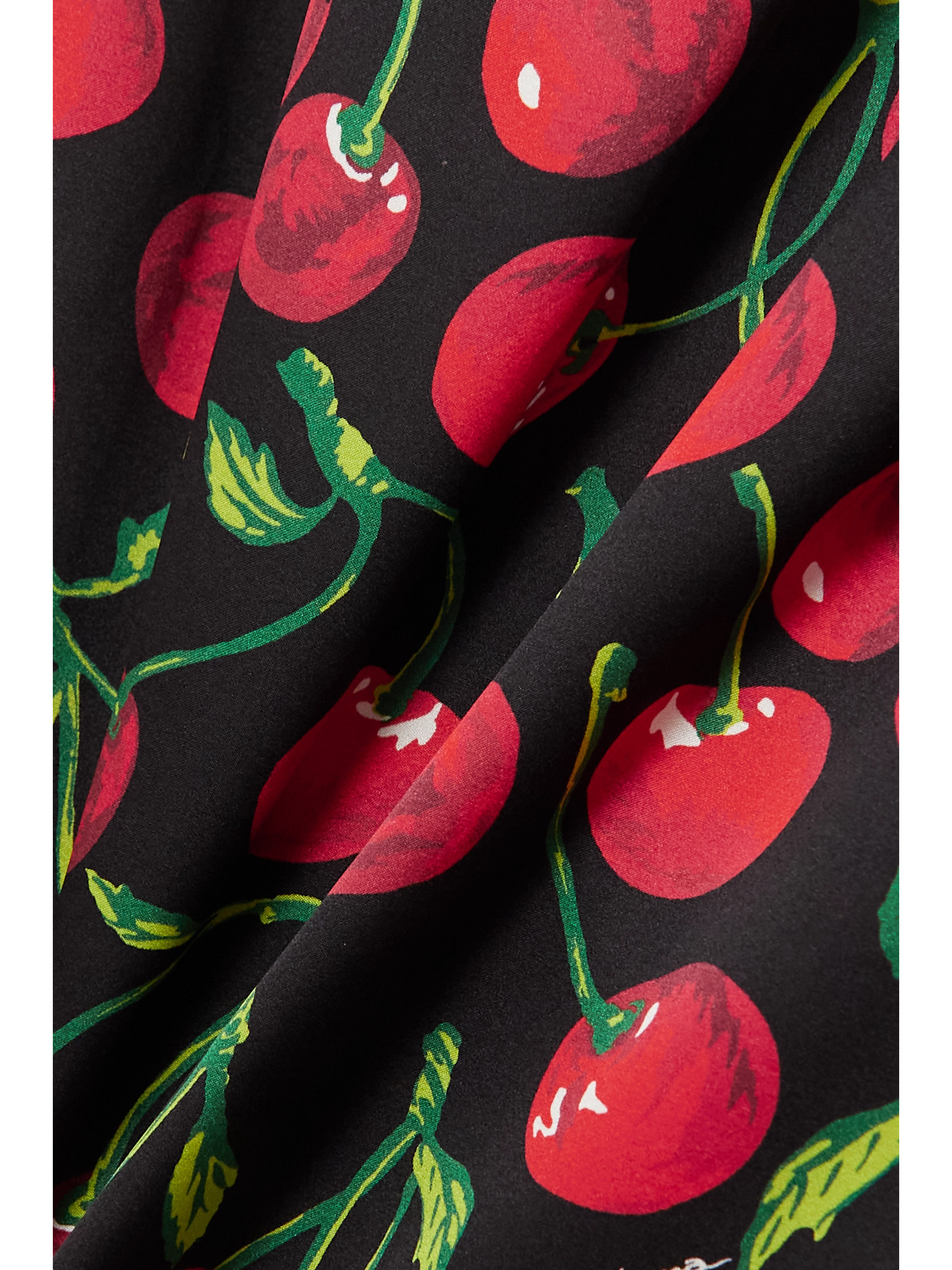 Dolce&Gabbana Printed satin mini dress