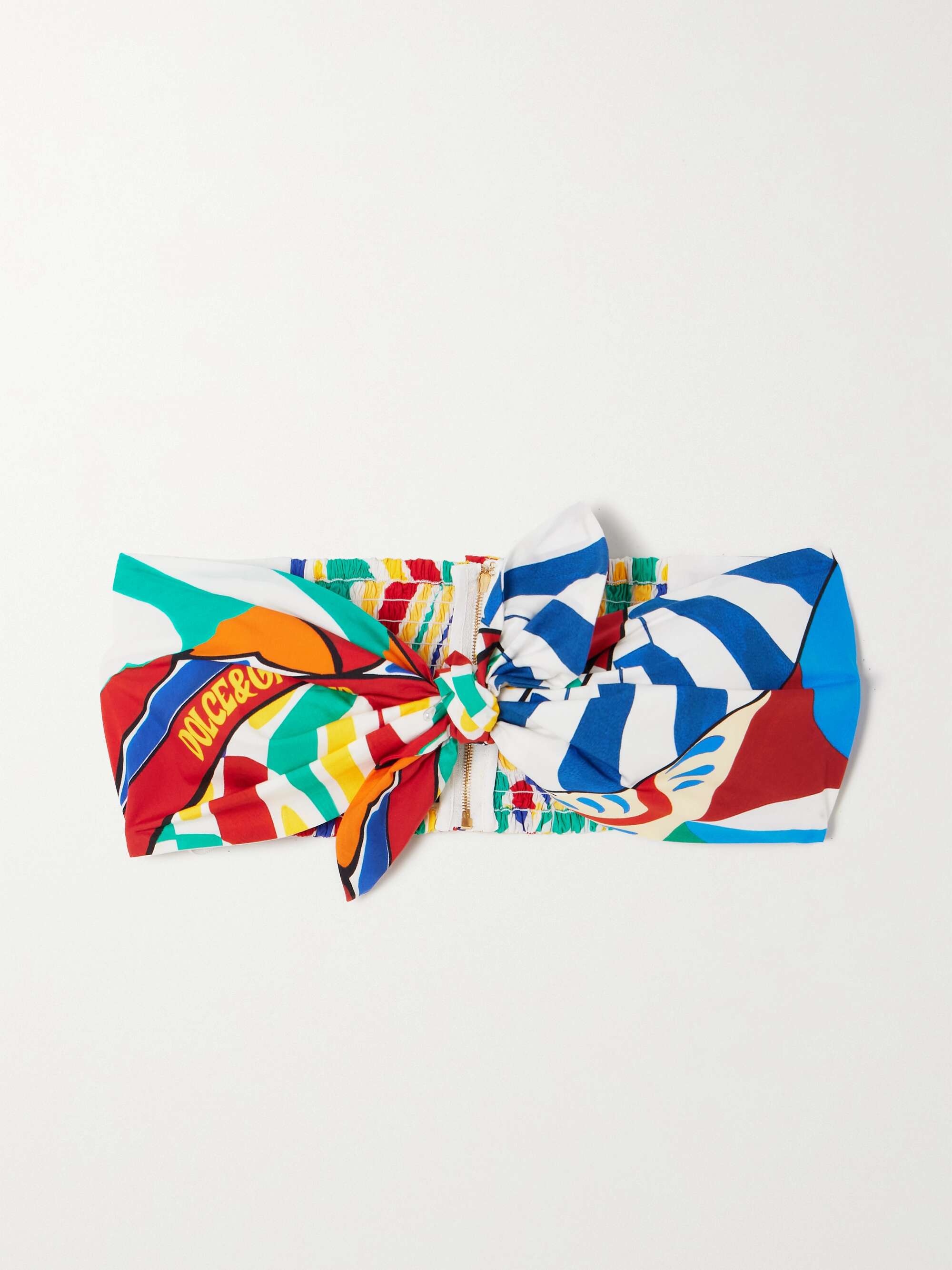 Bandeau Ou Diadème Dolce & Gabbana à Cristaux Et Paillettes Motif Tournesol - Jaune/vert, Neuf Avec étiquettes
