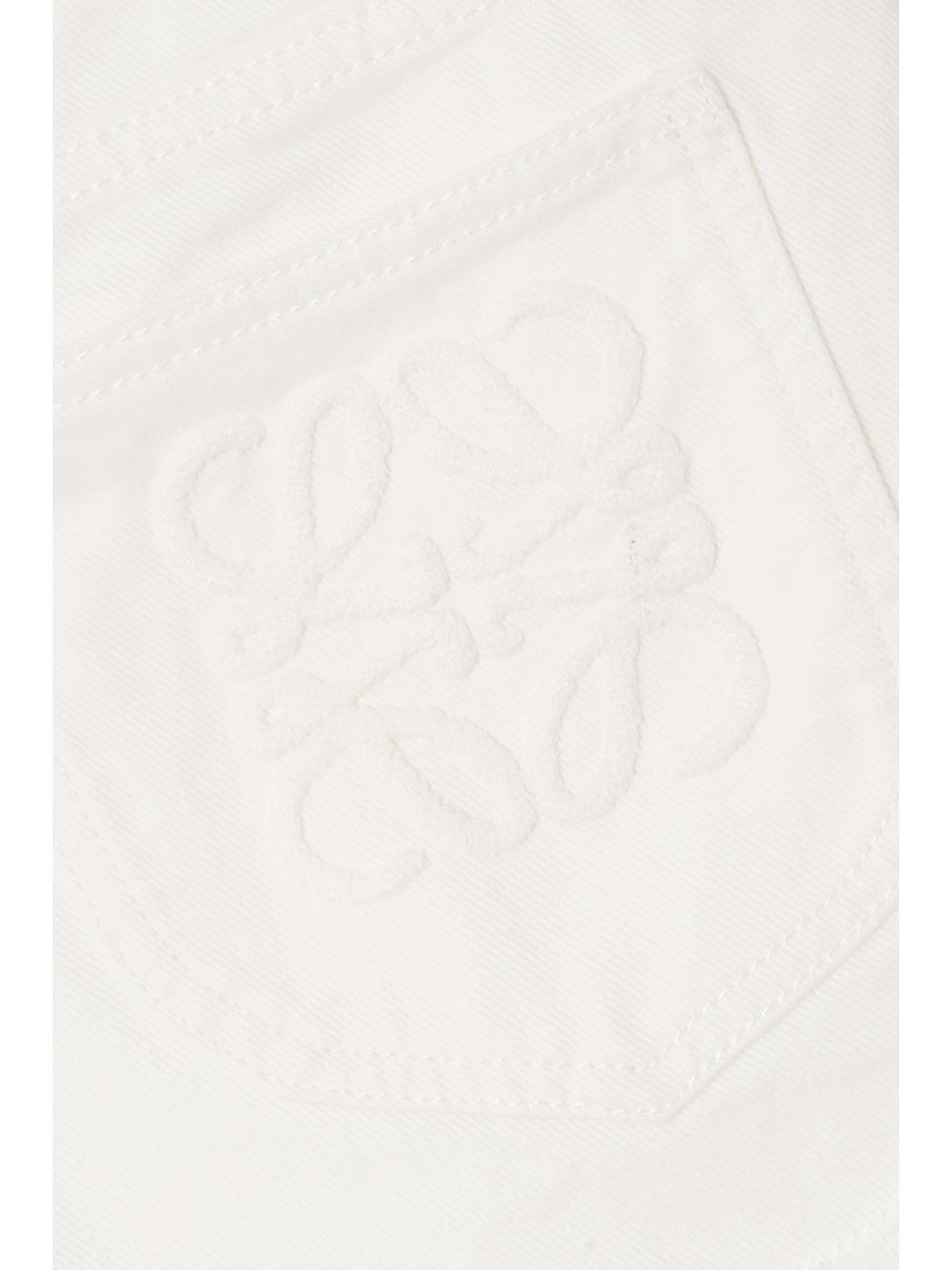 LOEWE + Paula's Ibiza fringed denim shorts