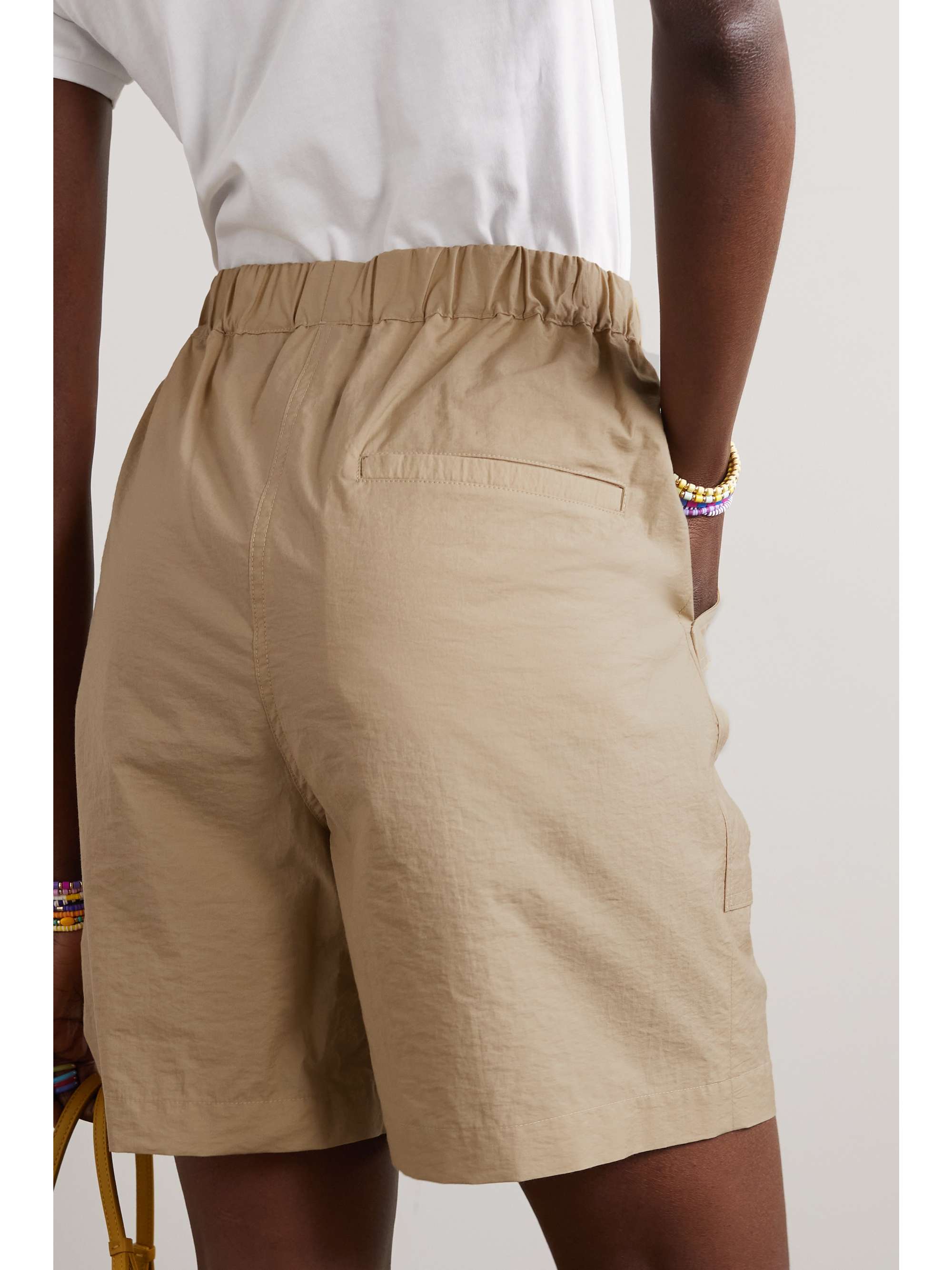 LOEWE + Paula's Ibiza cotton-blend poplin shorts