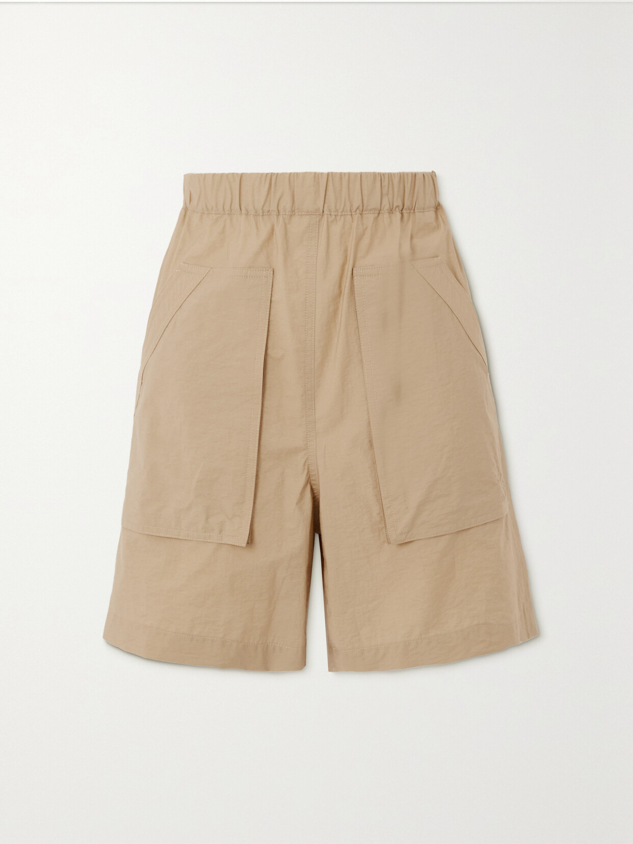 Loewe X Paula's Ibiza Workwear Shorts With Patch Pockets In Taos Taupe