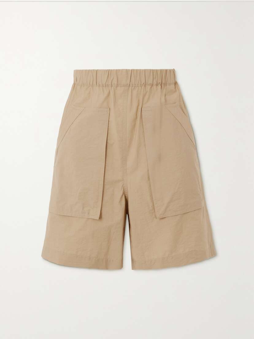 Loewe + Paula's Ibiza Cotton-blend Poplin Shorts