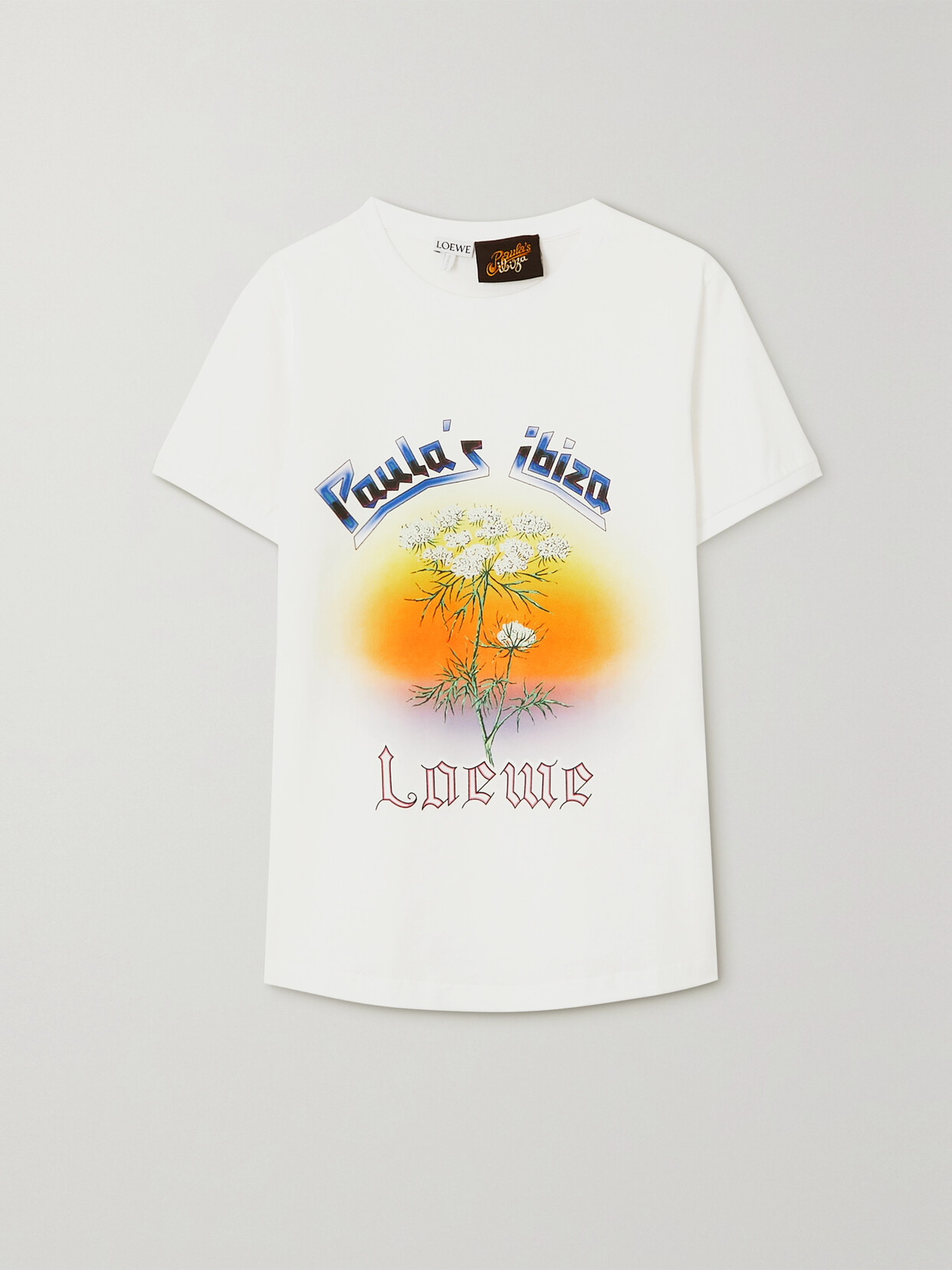 Loewe - + Paula's Ibiza Printed Cotton-jersey T-shirt - White