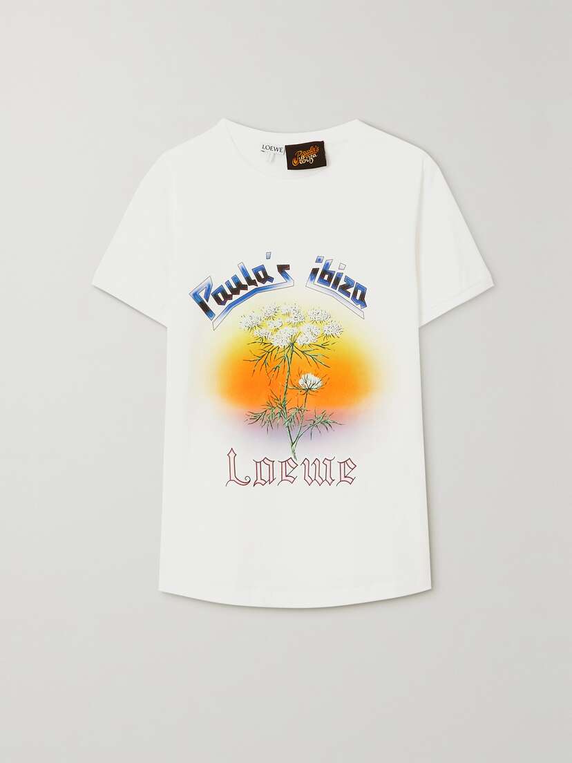Loewe + Paula's Ibiza Printed Cotton-jersey T-shirt