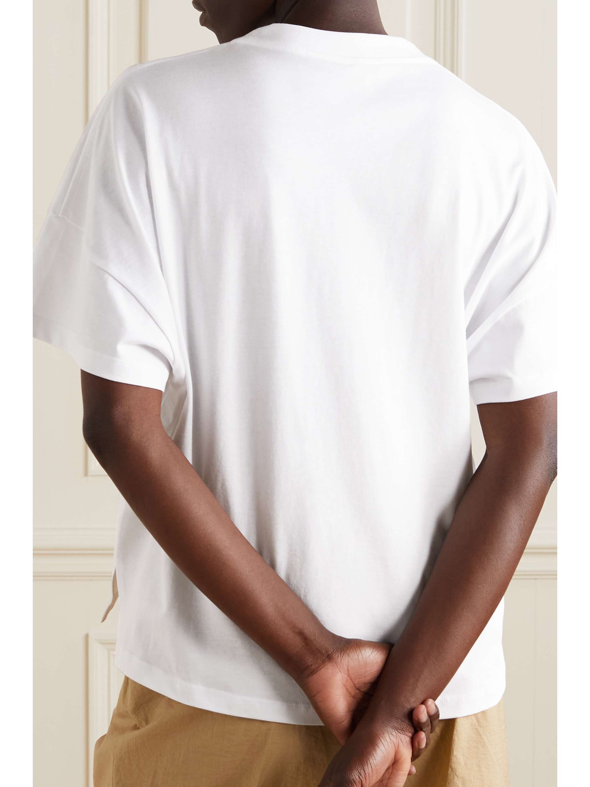 LOEWE + Paula's Ibiza Anagram T-Shirt aus Baumwoll-Jersey mit Applikation