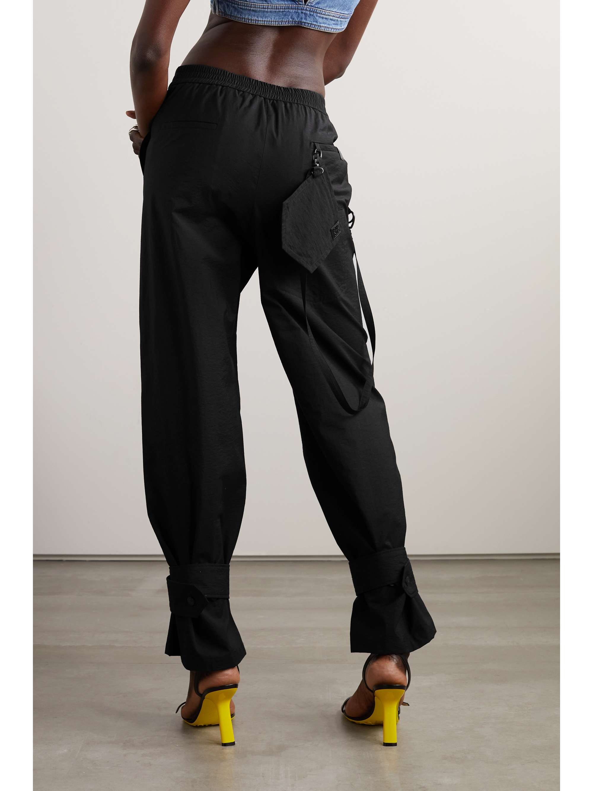 LOEWE + Paula's Ibiza cotton-blend twill tapered pants